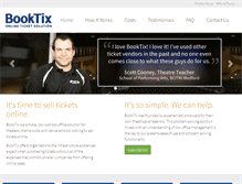 Tablet Screenshot of booktix.com